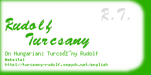 rudolf turcsany business card
